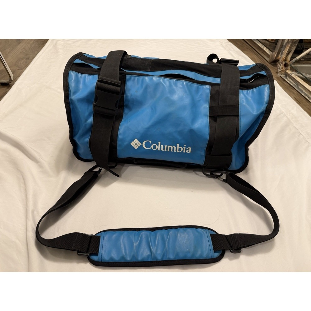 Columbia Lode Hauler High-Quality  Duffel Bag Black/Blue Duffle Water Resistant